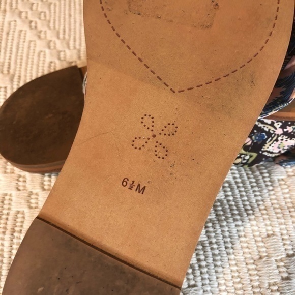 Caslon Darcie Morrocan Bow Fabric Slide Sandal 6.5 - Picture 11 of 13